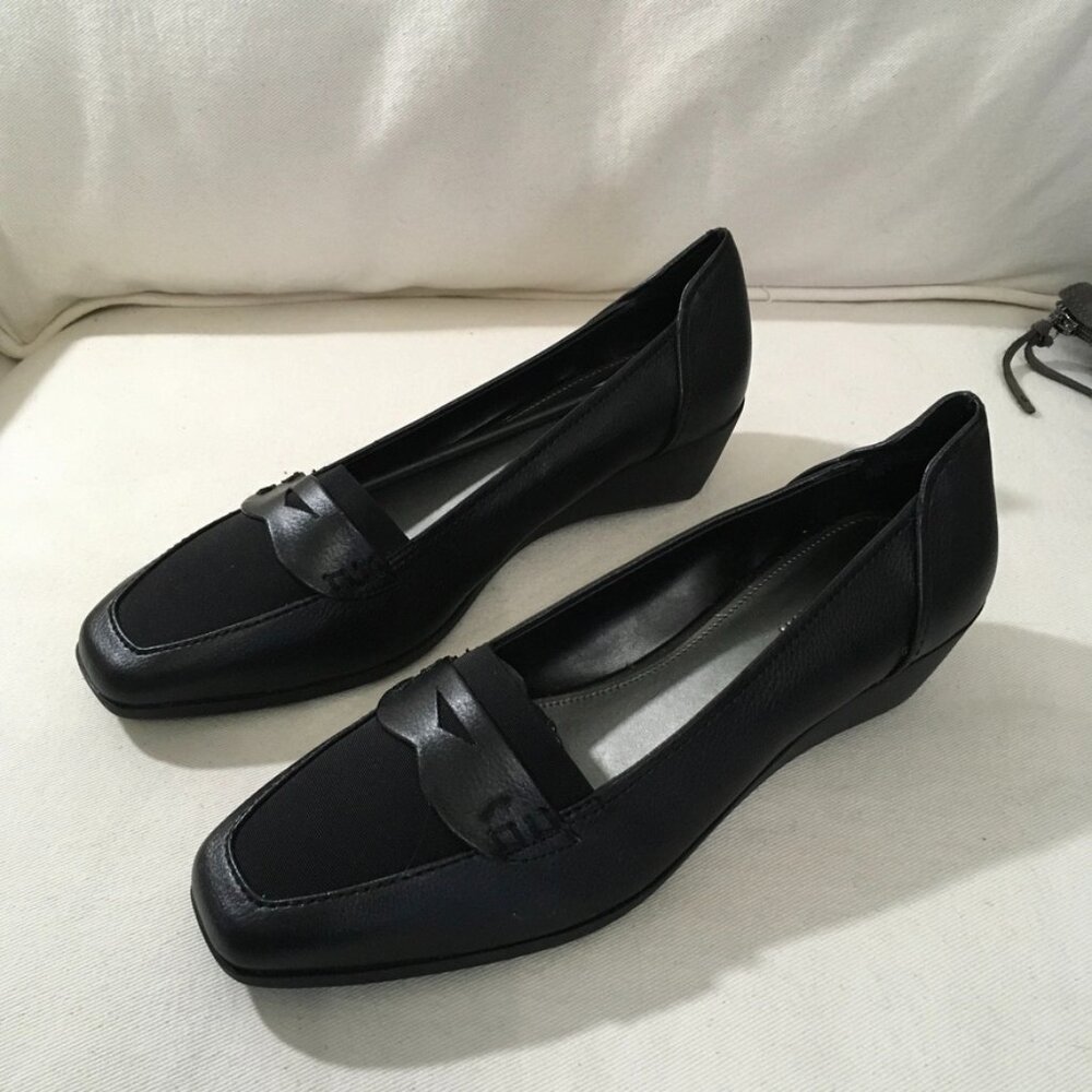 Kate Ann Black Loafer Shoe